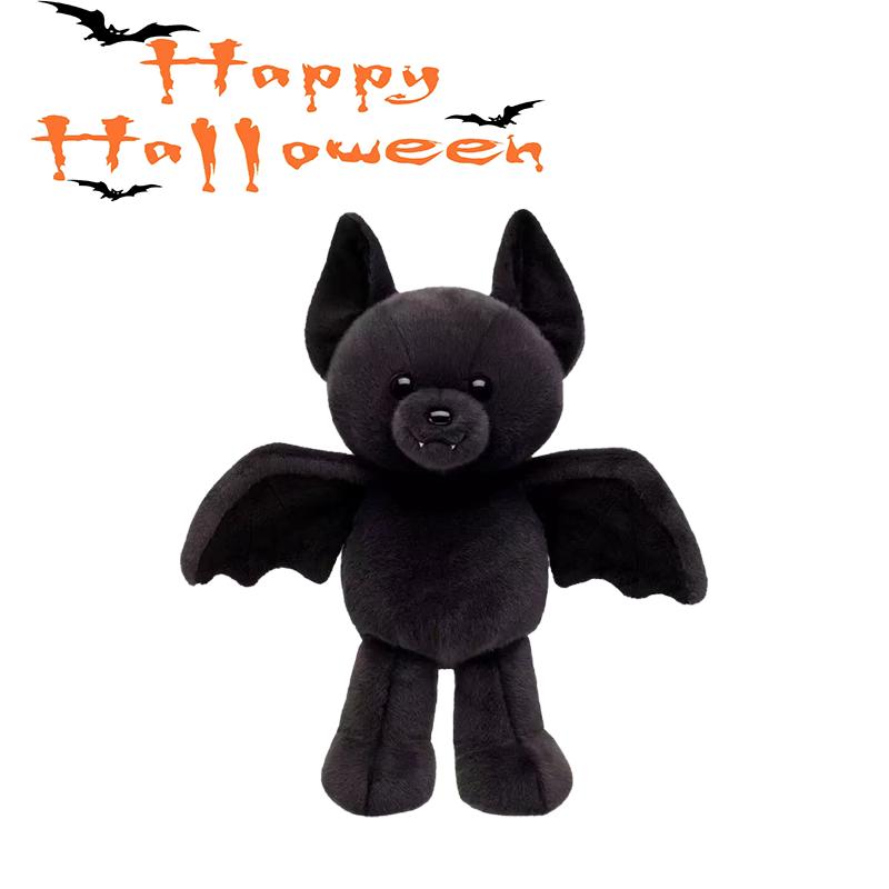 30CM Vysoce kvalitní Build A Bear Polohovatelný Netopýr Měkká Plyšová Hračka Roztomilé Doplňky pro Mazlíčky Panenka Merch Narozeniny Halloween Vánoce Děti Dárek