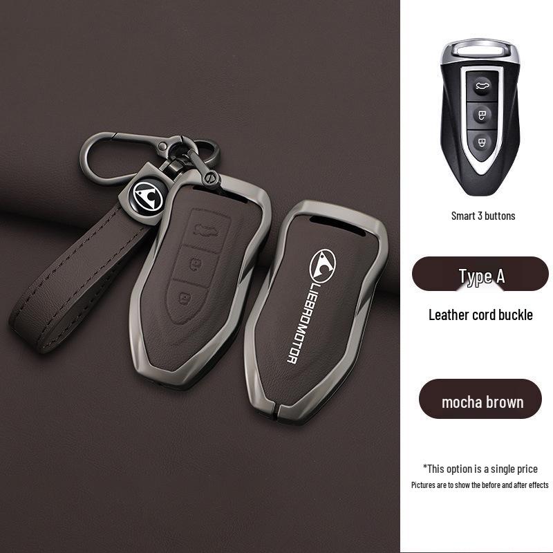 Genuine Leather Key Case for Cheetah CS10/CS9 Mattu Remote Control Key