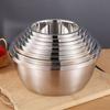 304 Thicken Stainless Steel Salad Bowl Food Mixing Bowls Egg Beater Bowl Fruit Vegetable Basin Kitchen Utensils