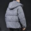 Męska kurtka z kapturem 90% puchu białej kaczki - Styl amerykański, Zima 2025, Modna wysokiej jakości odzież wierzchnia w dużych rozmiarach
