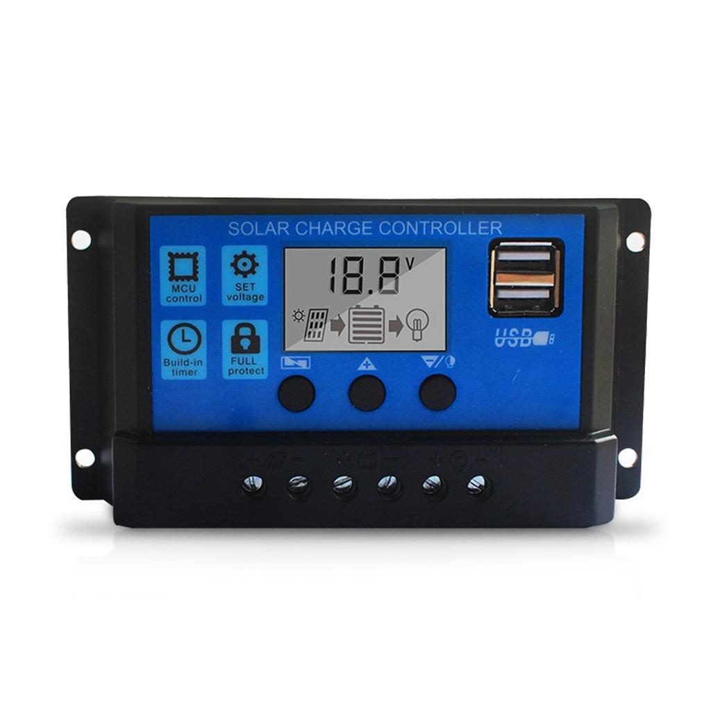 Solar Power System Complete Kit Home 20W Panel 30A Controller 300W Inverter 12V?220V Dual USB LCD