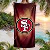 Asciugamano da Spiaggia alla Moda San Francisco 49ers Asciugamano Portatile Morbido ad Asciugatura Rapida per Nuoto Campeggio Vacanze