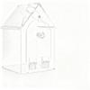 Sturdy Acrylic Araneid Enclosure with Front Access Feeding Port for Pets 5 Inch Length 5 Inch Width 8 Inch Height Transparent