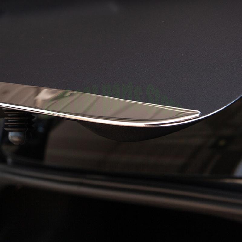 Auto Accessory Rear Tail Trunk Door Lid Car Stainless Steel Tail Trim For Tesla Model Y - Tail Gate Tail Trim 2PCS /