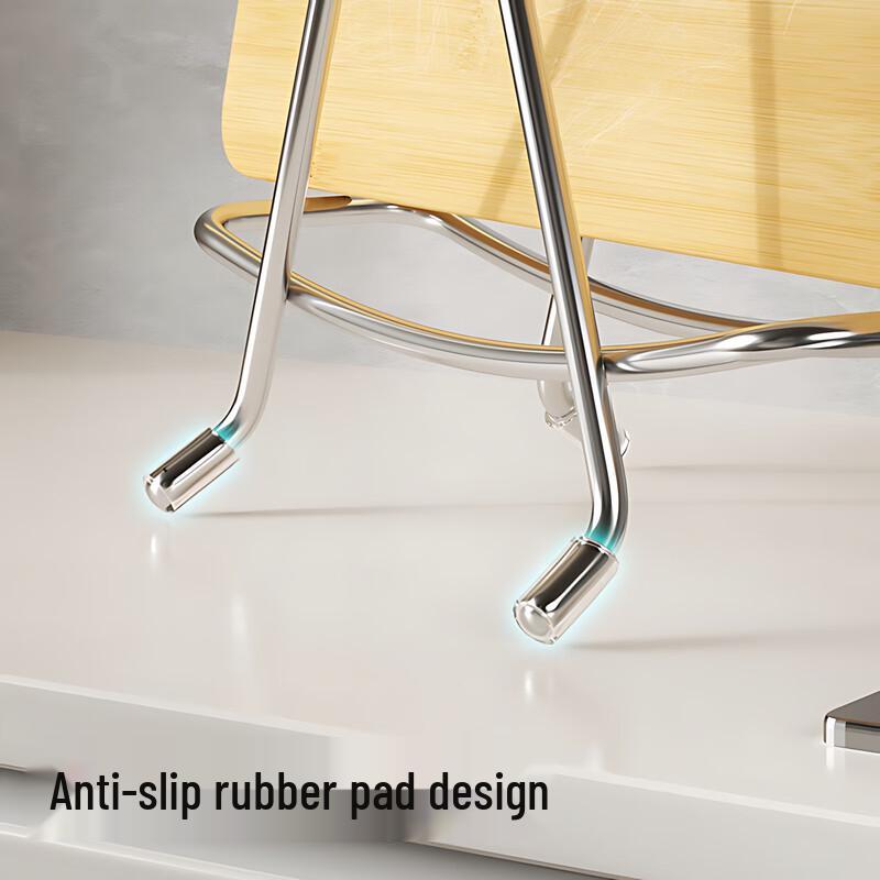 Stainless Steel Cutting Board & Pot Lid Rack