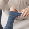 Winter Men's Thickened Boneless Long Socks, All-cotton Warm Retro Autumn and Winter Loose Cotton Socks, Pure Cotton Socks