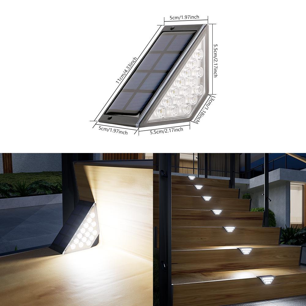 Solar Pathway Lights: Waterproof Outdoor Stair and Walkway Lighting