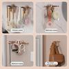 5-Claw Retractable Wall Hook Drill-Free Kitchen Utensil Hanger Adhesive Wall Mounted Hook Entrance Hanger for Bathroom Bedroom Storage