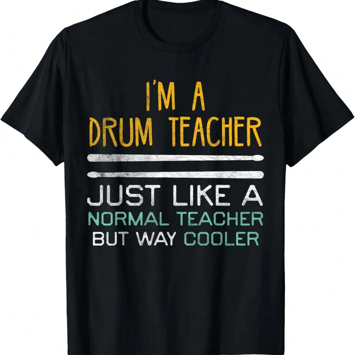 Musician Musical Instrut Patriotic US Flag Drums Drummer T-Shirt S
