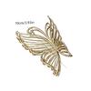 Silver Hollow Butterfly Hair Claw: Minimalist Chic Design, Perfect for Daily Styling & Elevating Any Look