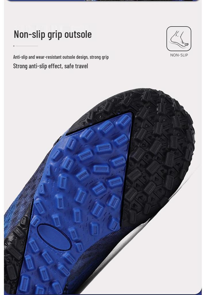 Breathable Mesh Kids Football Shoes for Boys and Girls - Perfect for School Competition and Training