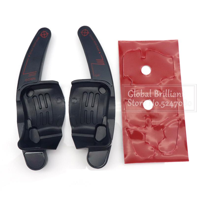 

2 шт. Удлинители подрулевых лепестков переключения передач для автомобиля Auto DSG Direct Shift для Golf Jetta MK6 R20 CC R36 Автозапчасти