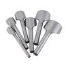 6pcs  Set DIY Leather Carft  Half  Round Punch Belt End Cutter For Home Leather Sewing(15 40mm)