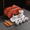 Chá Xún Portable Ceramic Tea Set with Quick Cups