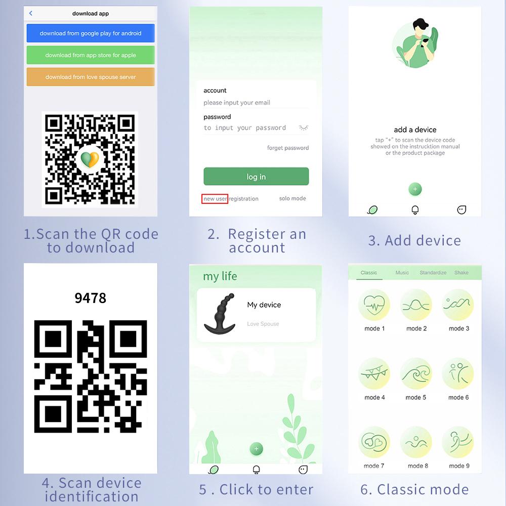 APP Bluetooth Anal Vibrator for Men Prostate Massager Wireless Remote Butt Plug Vibrating Adult Sex Toy for Women Male Gay