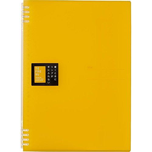 King Jim Ring Notebook Tefrene 30 Holes A4 Vertical Yellow 9856TTE-Y