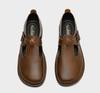 Spring Autumn 2025 Men's Business Casual Slip-On Leather Shoes with Soft Sole and Upper
