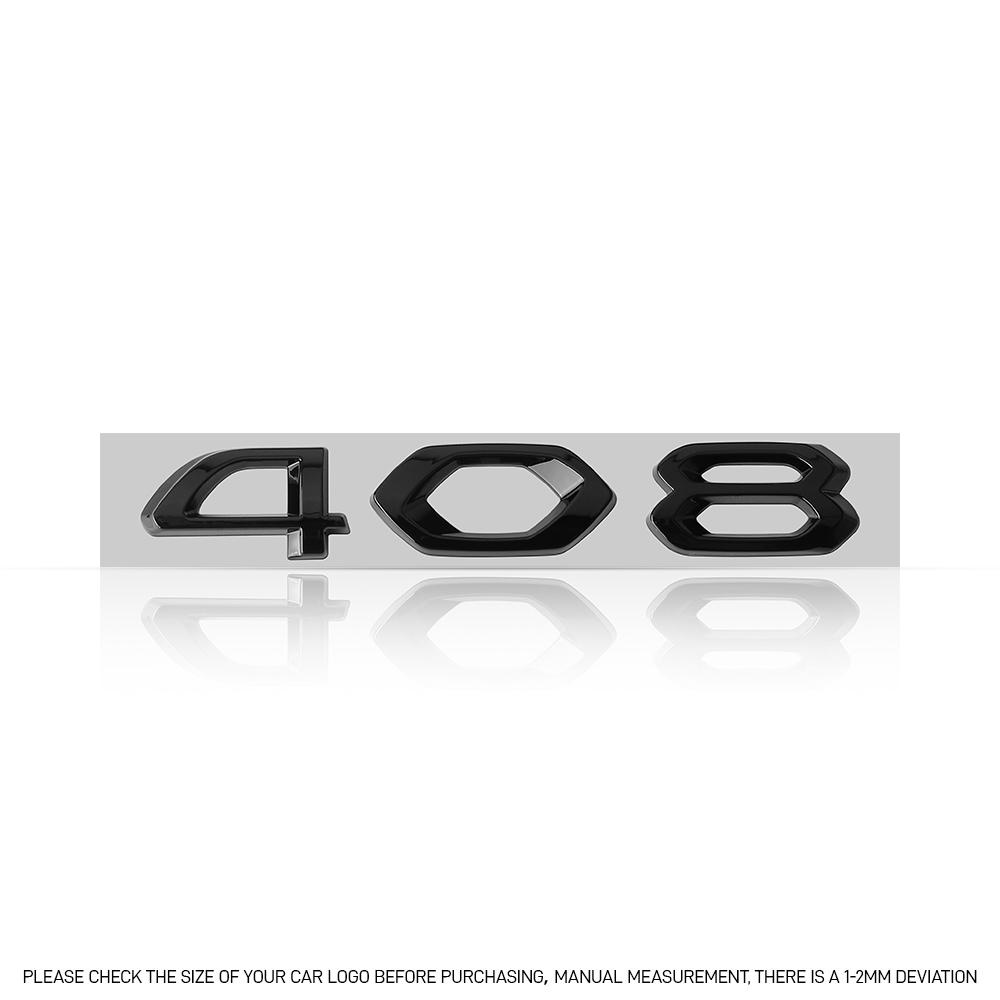 2026 Heißer Autoaufkleber 1 Stück 3D ABS Auto Buchstabe Emblem Aufkleber Auto Karosserie Kofferraum Dekorativer Aufkleber für Peugeot 508L 508 408 5008 4008 A