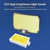 High Efficiency Solar Outdoor Lamp Featuring 234 LEDs Motion Sensor Technology 3 Operating Modes IP65 Waterproof Garden Light