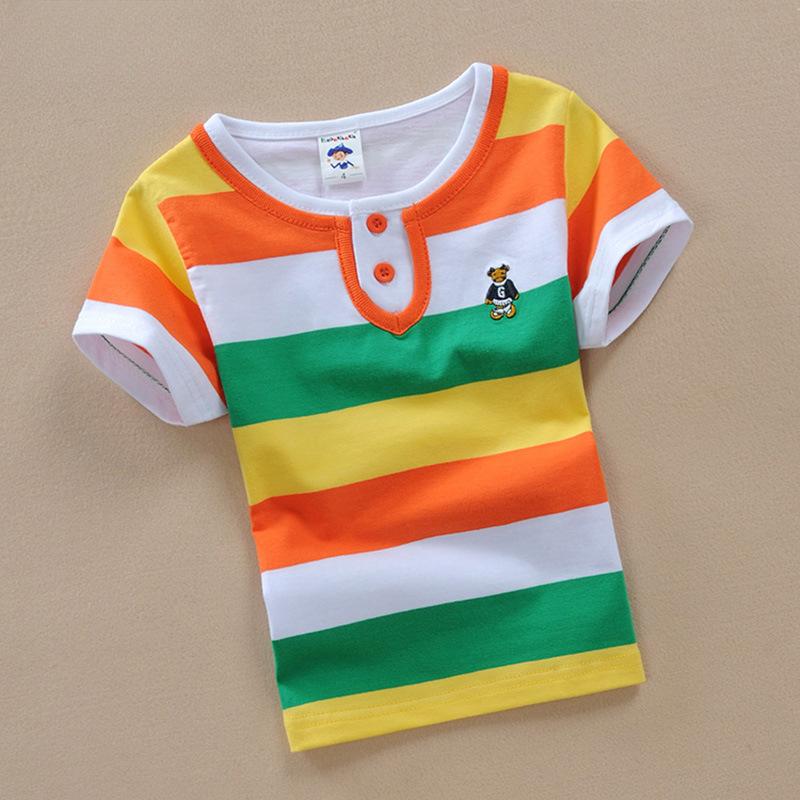 Детская одежда Летние футболки с короткими рукавами для мальчиков и девочек — фото 6