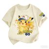 2026 Pokémon Pikachu Parent-Child Short Sleeve T-Shirt Boys and Girls Parent-Child