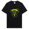 Funny Paraglider Parachute Anatomy Paragliding Skydiving T Shirts Graphic Cotton Tshirt Streetwear Birthday Gifts Tshirt Tees