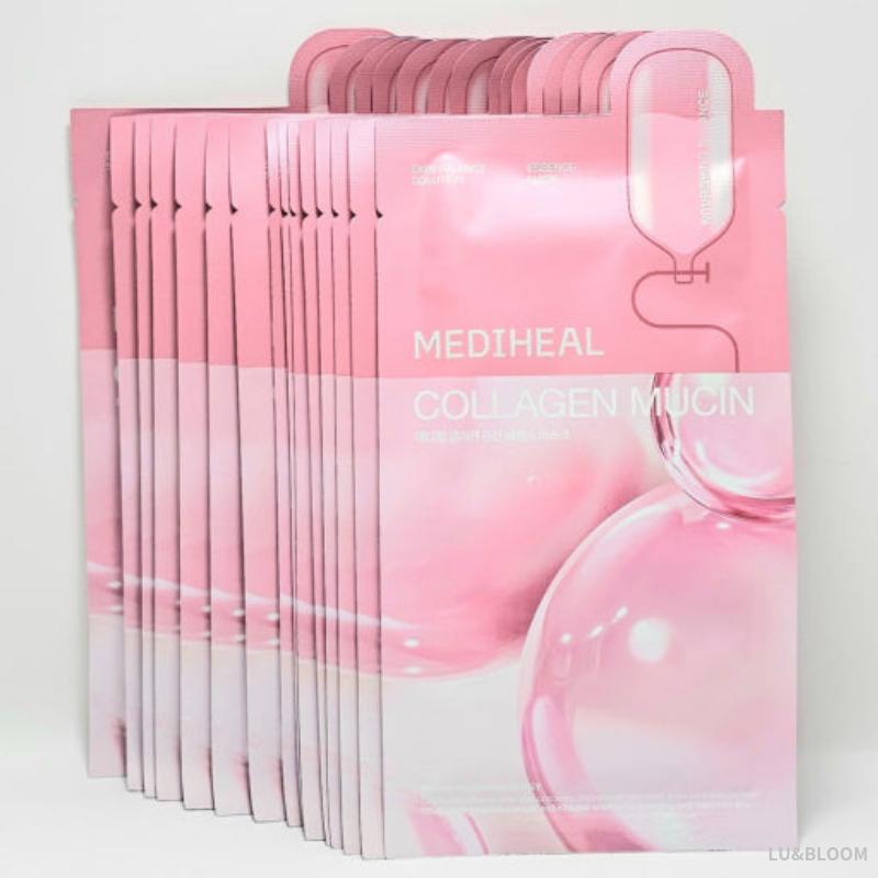 Mediheal Collagen Mucin Essence Mask 20ml x 15 Sheets (+Free gift)