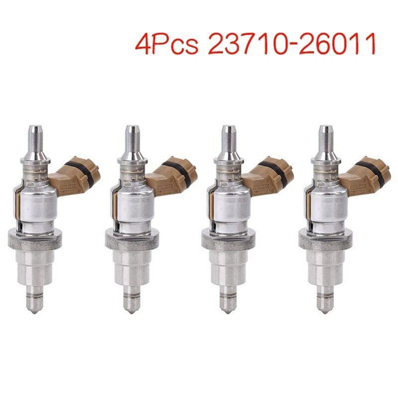 4PCS Fuel Injector For Toyota Corolla Avensis Auris RAV4 Verso For LEXUS 23710-26011 23710-26010