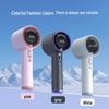 2026 High-Speed Handheld Fan: USB Rechargeable, Digital Display, Stepless Speed Control, Powerful Mini Design