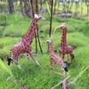 PVC Giraffe Simulation Model: Wild Animal Toy for Early Education