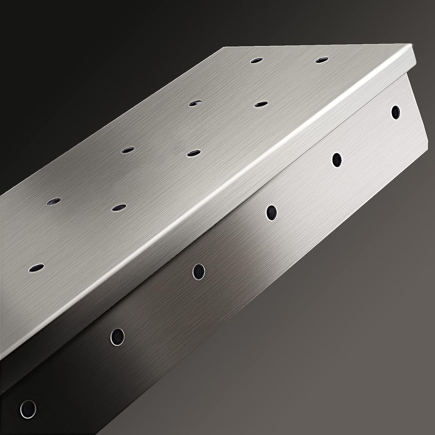 Scatola Affumicatore In Acciaio Inox Per Barbecue - Per Griglie A Gas E Carbone, Con Cerniera - Foto 11