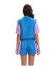 80-tals Retro Disco Dam Zipper Sportkläder Hip Hop Performance Kostymset