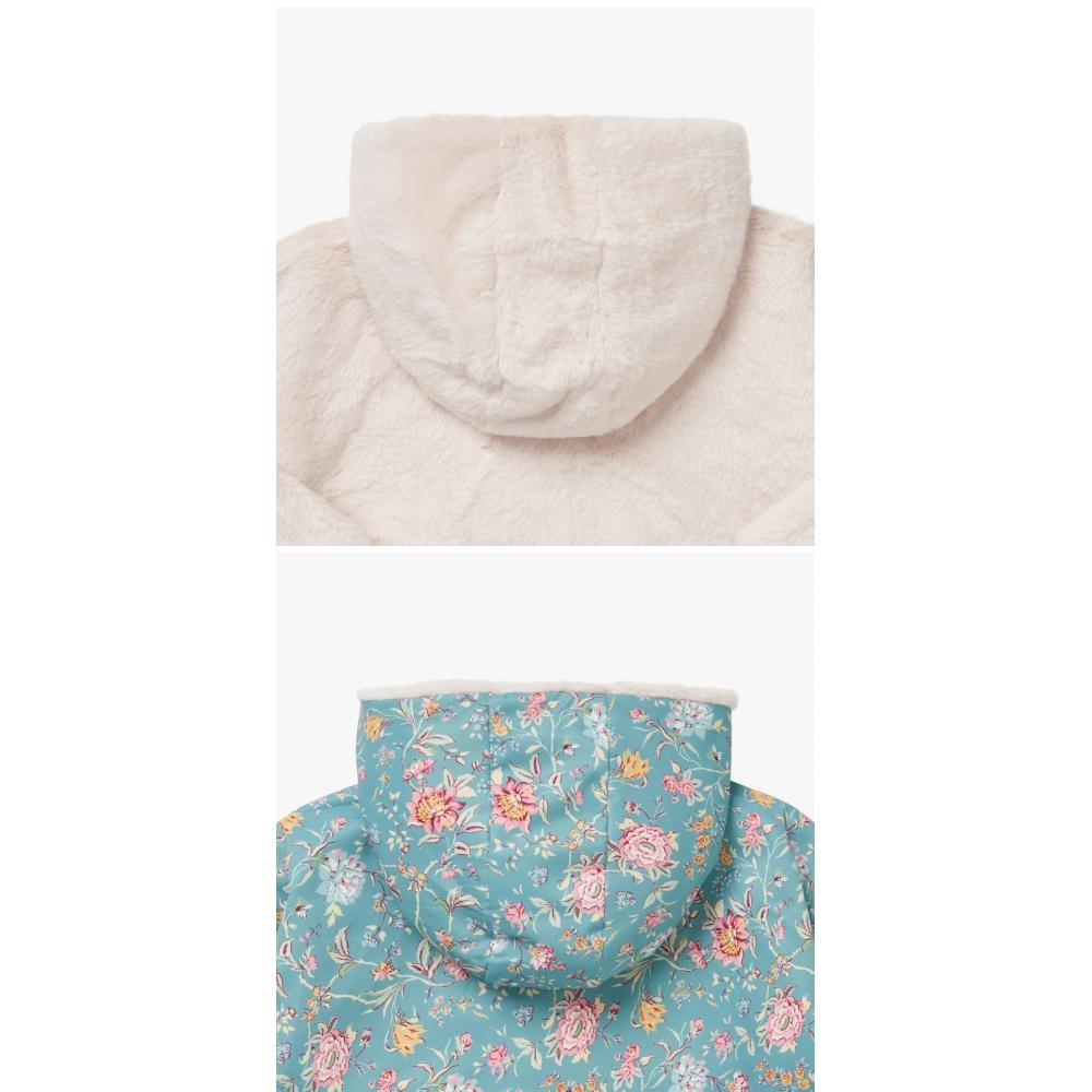 Louis Missha Grc W23 R0129  Felvet  Felvet Floral Reversible Kids Coat