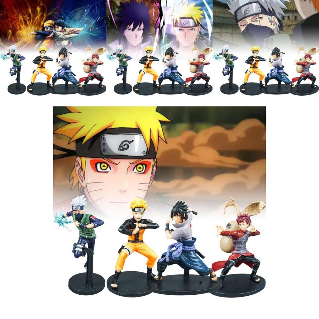 Unique Naruto Character Models Featuring Impressive Sasuke Naruto Kakashi Gaara Designs