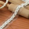 Rhinestone Pearl Beaded Trim Width 3.5/4cm Lace Trim Lace Trim Ribbon  DIY Sewing