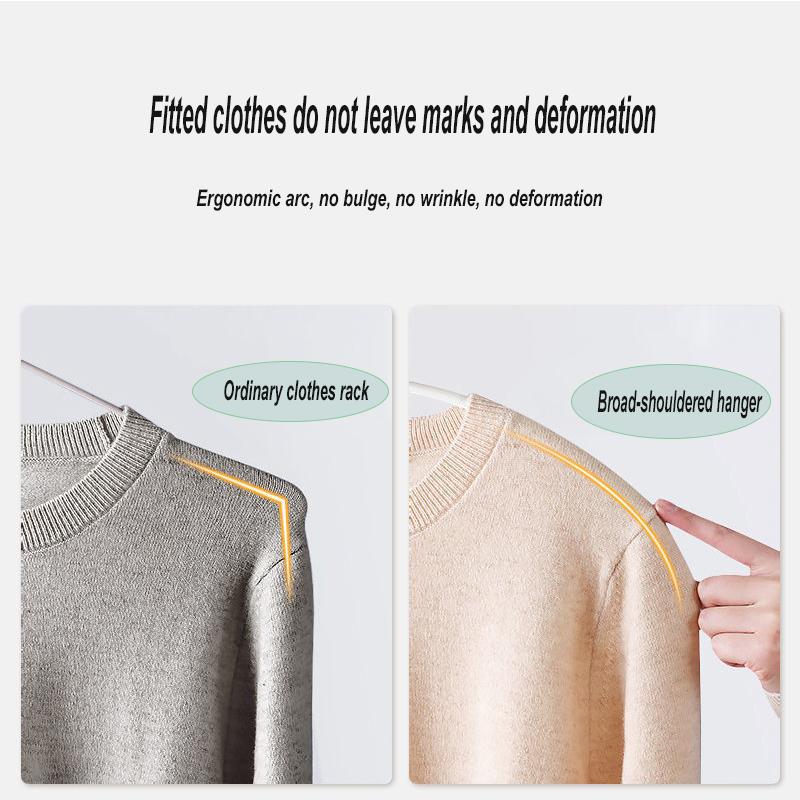 20 New Traceless Anti-slip Semicircular Hangers Wet And Dry Plastic Hanging Accessories Space Saving Anti-deformation Hangers
