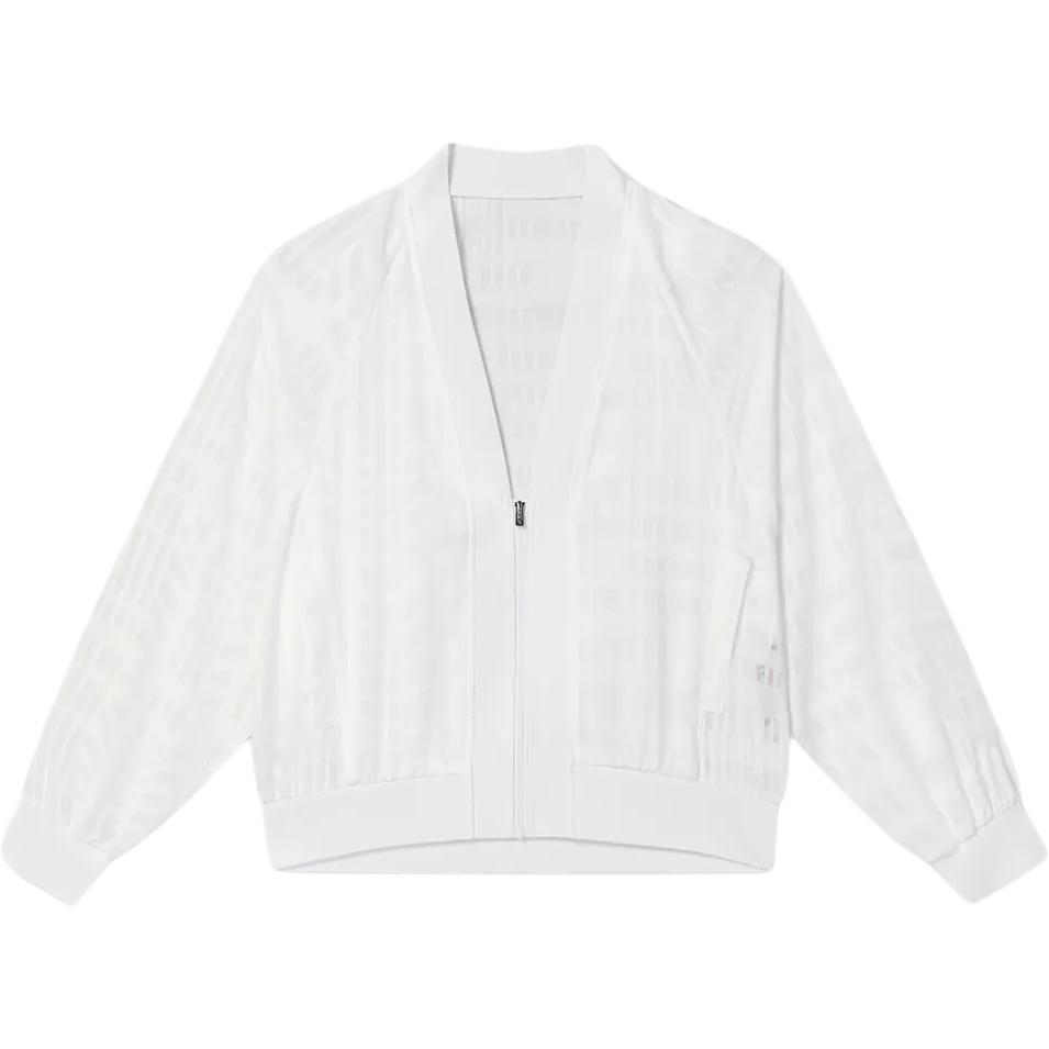 FILA Fashion Casual Lightweight Breathable Jacket Women jackets Bright-White F11W438705F-WT