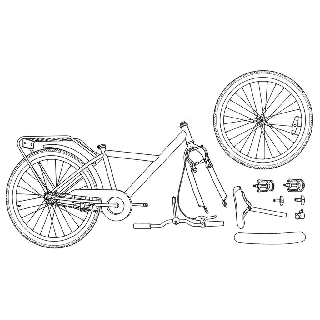 Kids  Bicycle 20 Inch for Ages 6 11 Dark Blue
