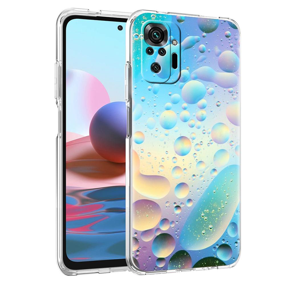 

Gradient Color Water Transparent Phone Case for Redmi 13C 12C 10C Note 13 12 11 11T K40 Gaming Plus Pro 4G 5G Soft Cover Shell Note 13 4G
