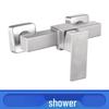 TLXT 304 Edelstahl Quadratischer Duschmischer Wasserhahn