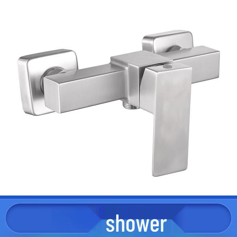TLXT 304 Stainless Steel Square Shower Mixer Faucet