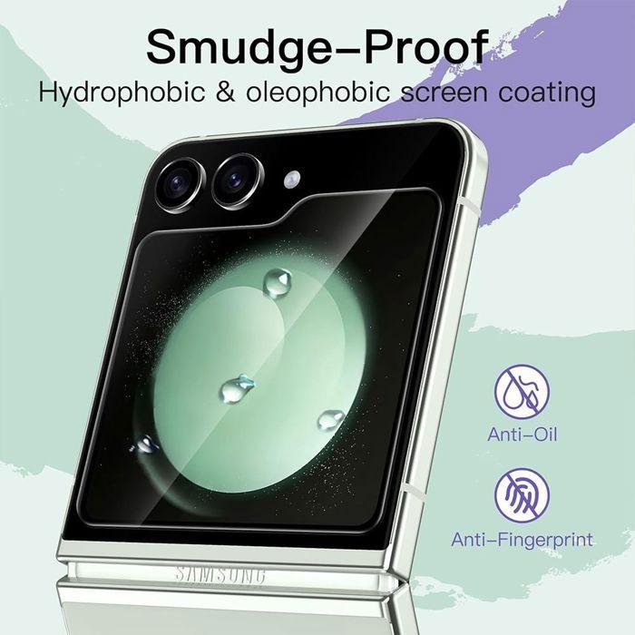 4 Tempered Glass for Samsung Galaxy Z Flip 5/6 - BOOLING - Scratch-Resistant Transparent Screen Protector