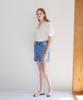 DIEPHOD #3335 Light Blue Denim Skirt