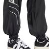 Adidas Originals Loose Fit Elastic Waistband Cuffed Knit Joggers Women Joggers Black IW5680