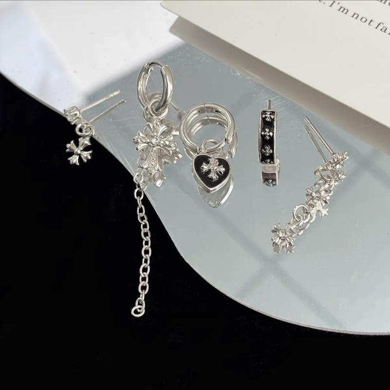 Retro Star Design Diamond-Inlaid Ear Cuff Set for Women