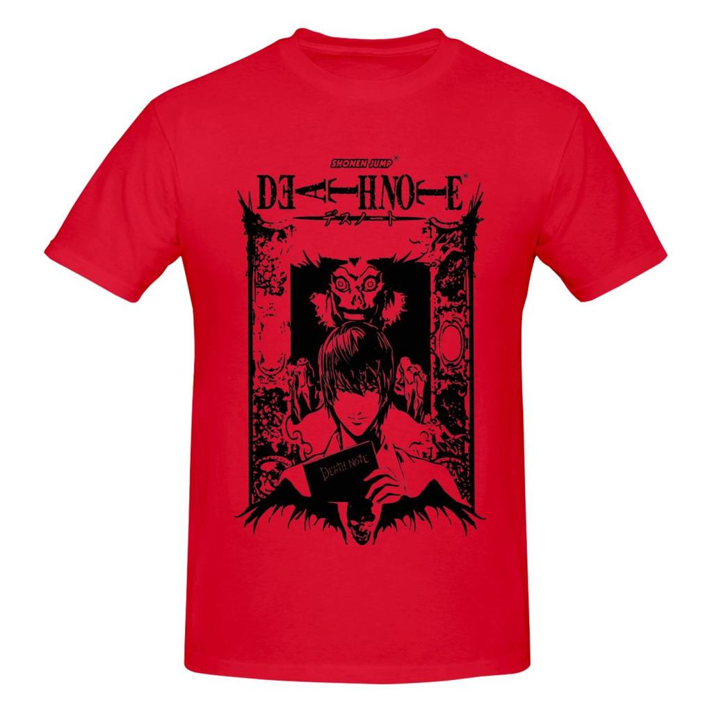 Unisex Death Note Anime Awesome T Shirt Vintage Plus Size Cotton Custom Sleeve T Shirt Homme