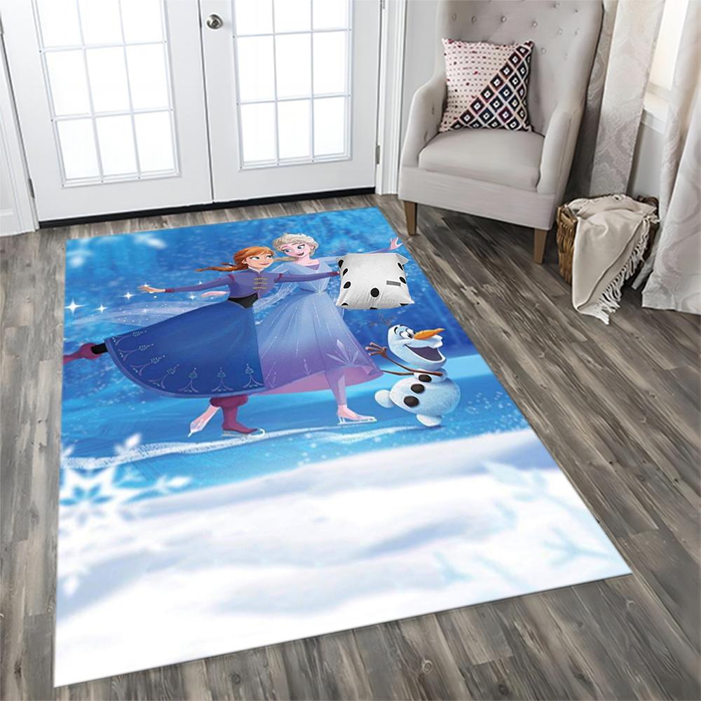Frozen Adventure rug for Living Room, Bedroom, Study Room, Hallway Decoration, Perfect for Home Decoration or Holiday Gifts