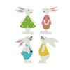 Flexible Silicone Craft Mold Ornament Moulds for Rabbit Shaped Pendant Easy to Use and Clean for Handmade Accessories