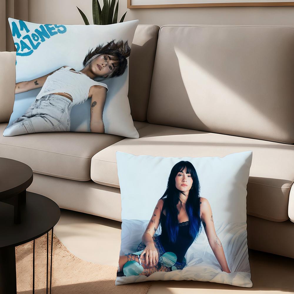 A-Aitana Singer O-Ocana Pillow Case Suitable For Bedrooms Living Rooms Cars Home Decoration