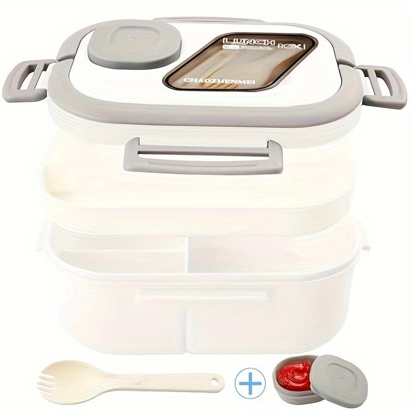 Spacious 40.5 Oz Bpa-Free Bento Lunch Box For Adults - Leakproof, Microwave & Dishwasher Safe With 4 Compartments